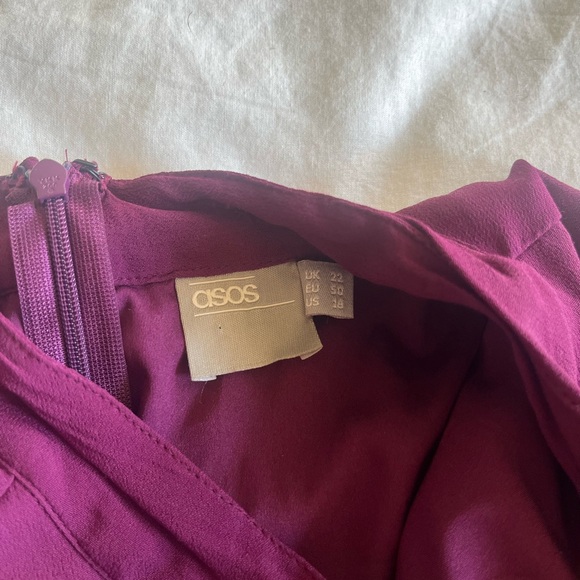 ASOS Long Sleeve Embroidered Mini Dress - Picture 4 of 5